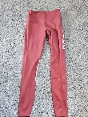 Nike Dusty Rose High-Waist Leggings with Subtle Logo